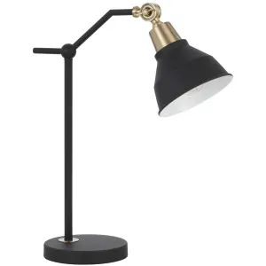 Telbix Kylan 15 Table Lamp Black by Telbix, a Table & Bedside Lamps for sale on Style Sourcebook