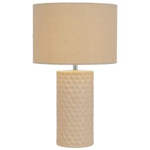 Telbix Lamar Table Lamp Cream by Telbix, a Table & Bedside Lamps for sale on Style Sourcebook