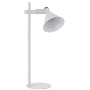 Telbix Rosner Table Lamp White by Telbix, a Table & Bedside Lamps for sale on Style Sourcebook