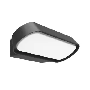 Dark Grey CLA Glans LED Exterior Wall Light IP65 13W by Compact Lamps Australia, a LED Lighting for sale on Style Sourcebook