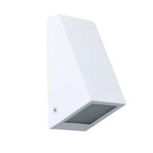 CLA Wedge Exterior Wall Light IP44 (GU10) White by Compact Lamps Australia, a Outdoor Lighting for sale on Style Sourcebook