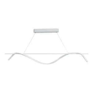 White Vencha Swirl Modern LED Pendant Light Small - Daylight by Vencha, a Pendant Lighting for sale on Style Sourcebook