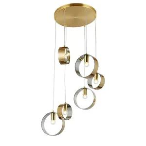 Gold Vencha Galaxy Pendant (E27) 6 Light by Vencha, a Pendant Lighting for sale on Style Sourcebook