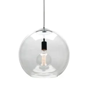 Black Orpheus Glass Pendant Light Large 1 Light by Cougar, a Pendant Lighting for sale on Style Sourcebook