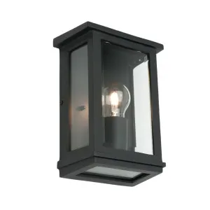 Small Cougar Madrid Exterior Wall Light IP44 Black by Cougar, a Outdoor Lighting for sale on Style Sourcebook