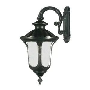 Lode Waterford Antique Black Wall Light IP44 Large by Lode International, a Outdoor Lighting for sale on Style Sourcebook