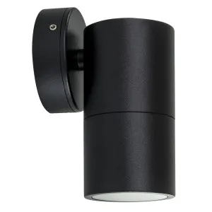 Matt Black Tivah Exterior IP65 Fixed Pillar LED Light 12V MR16 5W LED Tri Colour by Havit, a Outdoor Lighting for sale on Style Sourcebook