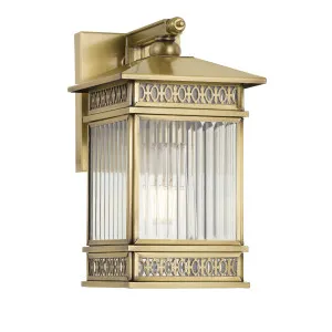 Telbix Avera Antique Brass IP44 Exterior Wall Light Large by Telbix, a Outdoor Lighting for sale on Style Sourcebook