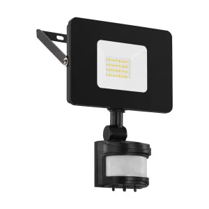 Black Eglo Faedo 3 IP44 DIY LED Flood Light With Sensor 20W by Eglo, a LED Lighting for sale on Style Sourcebook