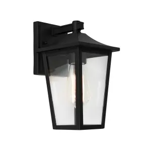 Cougar York Lantern Style E27 Exterior Wall Light IP43 Black by Cougar, a Outdoor Lighting for sale on Style Sourcebook