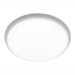 White Mercator Andre LED Flush IP54 Ceiling Light 35w by Mercator, a LED Lighting for sale on Style Sourcebook