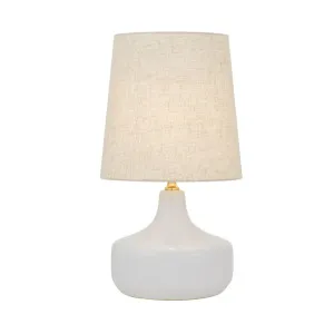 Telbix Gabino Table Lamp (E27) White by Telbix, a Table & Bedside Lamps for sale on Style Sourcebook