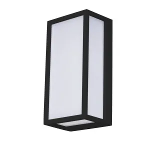 Martec Ashton LED 10W CCT Exterior Wall Light IP54 Black by Martec, a LED Lighting for sale on Style Sourcebook