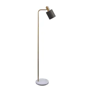 Domus Marisol Floor Lamp (E14) Black with White Marble by Domus, a Floor Lamps for sale on Style Sourcebook