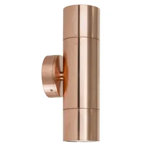 Copper Havit Tivah Exterior IP65 Up/Down Pillar LED Light 12V MR16 2 x 5W Tri Colour by Havit, a Outdoor Lighting for sale on Style Sourcebook