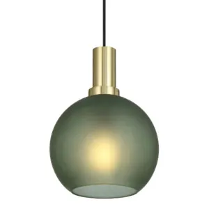 Telbix Patino Small Glass Pendant (E27) Green by Telbix, a Pendant Lighting for sale on Style Sourcebook