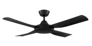 Eglo Bondi 48" (1220mm) ABS Indoor/Outdoor Ceiling Fan Black by Eglo, a Ceiling Fans for sale on Style Sourcebook