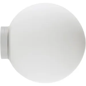 Calibo Crest with Opal Glass 140mm Round Wall Light White by Calibo, a Wall Lighting for sale on Style Sourcebook