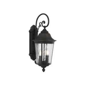 Telbix Tremont Exterior Wall Light IP44 Black by Telbix, a Outdoor Lighting for sale on Style Sourcebook