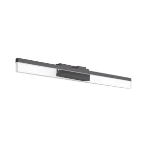 900mm Eglo Palmital 11W LED Vanity Light IP44 Black by Eglo, a LED Lighting for sale on Style Sourcebook