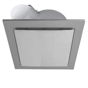 Square Ventair Airbus 200 Pro-V Bathroom Exhaust Fan Silver by Ventair, a Exhaust Fans for sale on Style Sourcebook