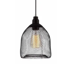 CLA Cheveux Iron Mesh Dome Pendant With E27 Light Small by Compact Lamps Australia, a Pendant Lighting for sale on Style Sourcebook