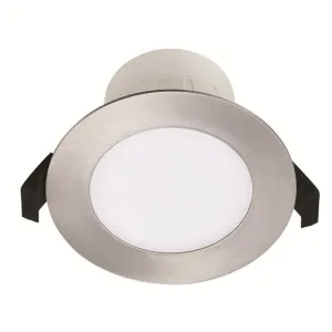 Roystar 9W Flat Trim Dipswitch TRI Colour LED Dimmable IP44 Downlight Brushed Anodised Aluminium by Eglo, a LED Lighting for sale on Style Sourcebook