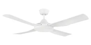 Eglo Bondi 52" (1320mm) ABS Indoor/Outdoor Ceiling Fan White by Eglo, a Ceiling Fans for sale on Style Sourcebook