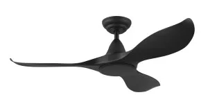 Eglo Noosa 46" 3 Blade DC Indoor/Outdoor Ceiling Fan Matte Black by Eglo, a Ceiling Fans for sale on Style Sourcebook