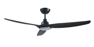 Ventair Skyfan 60" (1500mm) DC Ceiling Fan with 20W Tri Colour LED Light and DC Wall Control Black by Ventair, a Ceiling Fans for sale on Style Sourcebook