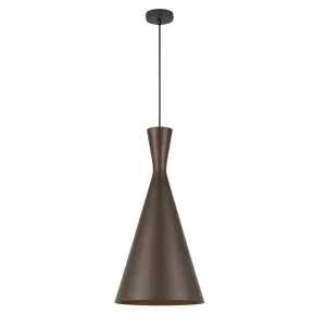 Telbix Flero Brushed Bronze Pendant Light (E27) Large by Telbix, a Pendant Lighting for sale on Style Sourcebook