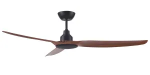 Ventair Skyfan 60" (1500mm) 3 Blade DC Ceiling Fan and Remote Teak by Ventair, a Ceiling Fans for sale on Style Sourcebook