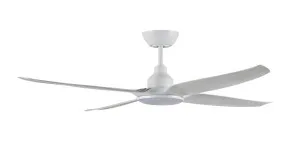 Ventair Skyfan 56" (1400mm) 4 Blade DC Ceiling Fan with 20W Tri Colour LED Light and Remote White by Ventair, a Ceiling Fans for sale on Style Sourcebook