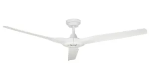 Hunter Pacific Radical 3 Indoor/Outdoor 60" 3 Blade DC Ceiling Fan With Remote White by Hunter Pacific, a Ceiling Fans for sale on Style Sourcebook