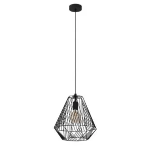 Eglo Stype Pendant Light (E27) Black by Eglo, a Pendant Lighting for sale on Style Sourcebook