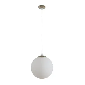 Domus Bubble 300 Opal Glass Pendant Light Edison Screw (E27) Antique Brass by Domus, a Pendant Lighting for sale on Style Sourcebook