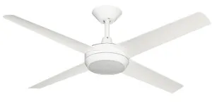 Hunter Pacific Concept 52" Indoor/Outdoor AC Ceiling Fan with 18W CCT LED Light White by Hunter Pacific, a Ceiling Fans for sale on Style Sourcebook