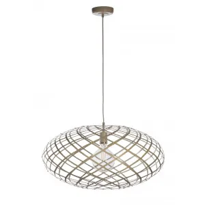 Fiorentino Wembley White Metal Pendant Light (E27) Small by Fiorentino, a Pendant Lighting for sale on Style Sourcebook