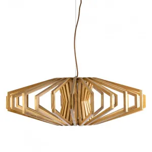 Natural Fiorentino Agry Veneer Pendant Light (E27) Small by Fiorentino, a Pendant Lighting for sale on Style Sourcebook