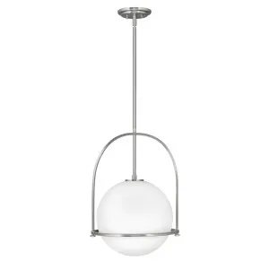 Hinkley Somerset Large Pendant Light (E27) Brushed Nickel by Hinkley, a Pendant Lighting for sale on Style Sourcebook