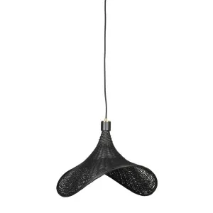 Black Fiorentino Rossana Bamboo Pendant Light (E27) Small by Fiorentino, a Pendant Lighting for sale on Style Sourcebook