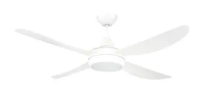 Brilliant Vector-II 52" Ezy-Fit Blade Ceiling Fan with CCT LED Light White by Brilliant, a Ceiling Fans for sale on Style Sourcebook