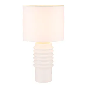 Mercator Koa Table Lamp (E27) White by Mercator, a Table & Bedside Lamps for sale on Style Sourcebook