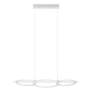 Eglo Lanacera LED Dimmable Pendant Light White by Eglo, a Pendant Lighting for sale on Style Sourcebook