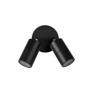 Havit Mini Tivah Double Adjustable Wall Pillar Light MR11 Black by Havit, a Outdoor Lighting for sale on Style Sourcebook