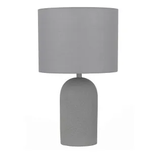 Grey Telbix Fevik Table Lamp (E27) Medium by Telbix, a Table & Bedside Lamps for sale on Style Sourcebook