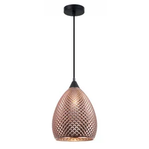 Copper CLA Rictus Quadrilateral Pendant (E27) Ellipse by Compact Lamps Australia, a Pendant Lighting for sale on Style Sourcebook