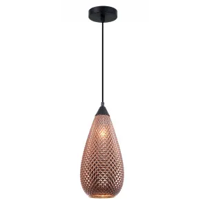 Copper CLA Rictus Quadrilateral Pendant (E27) Tear Drop by Compact Lamps Australia, a Pendant Lighting for sale on Style Sourcebook