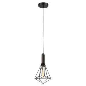 CLA Blackband Modern Pendant Light (E27) Angled by Compact Lamps Australia, a Pendant Lighting for sale on Style Sourcebook