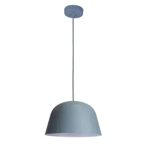 CLA Pastel Dome Pendant (E27) Blue by Compact Lamps Australia, a Pendant Lighting for sale on Style Sourcebook